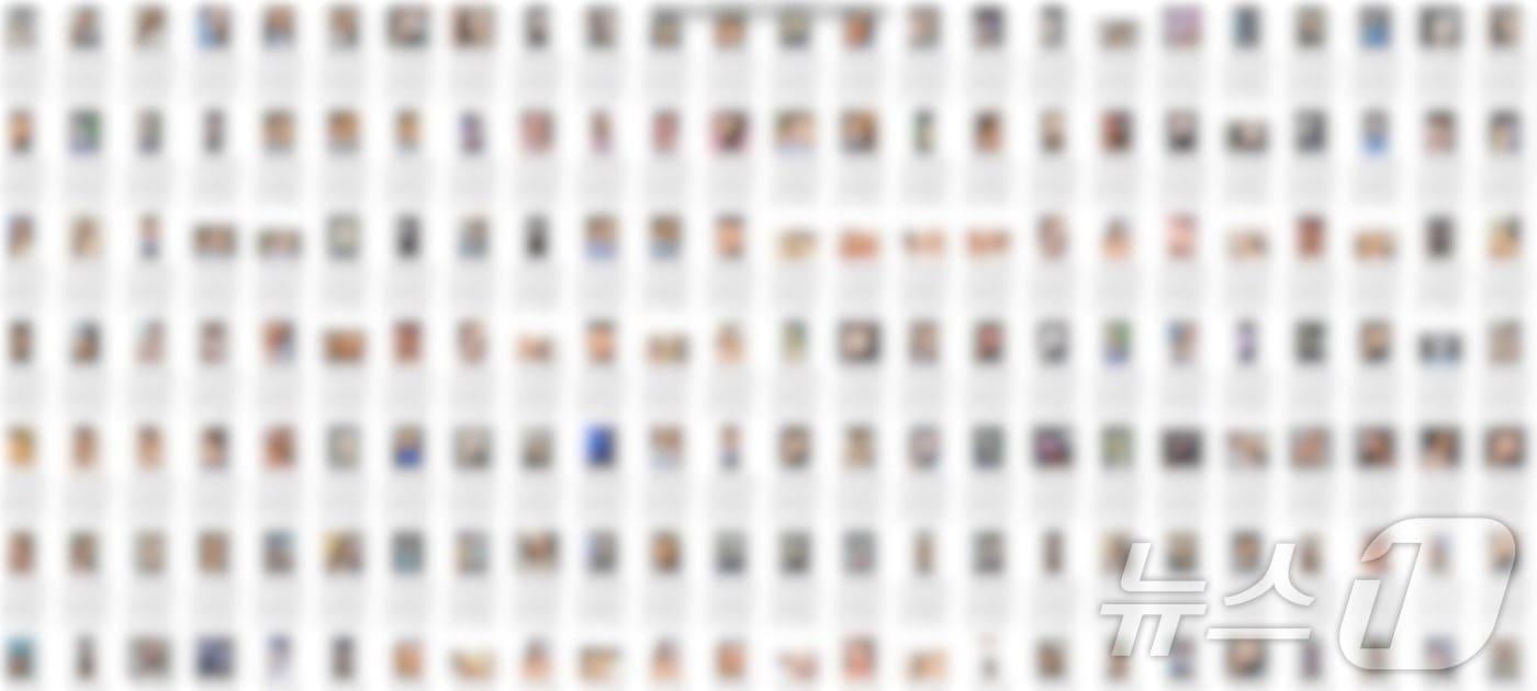 A 씨가 제작한 딥페이크 허위영상물.(부산경찰청 제공)