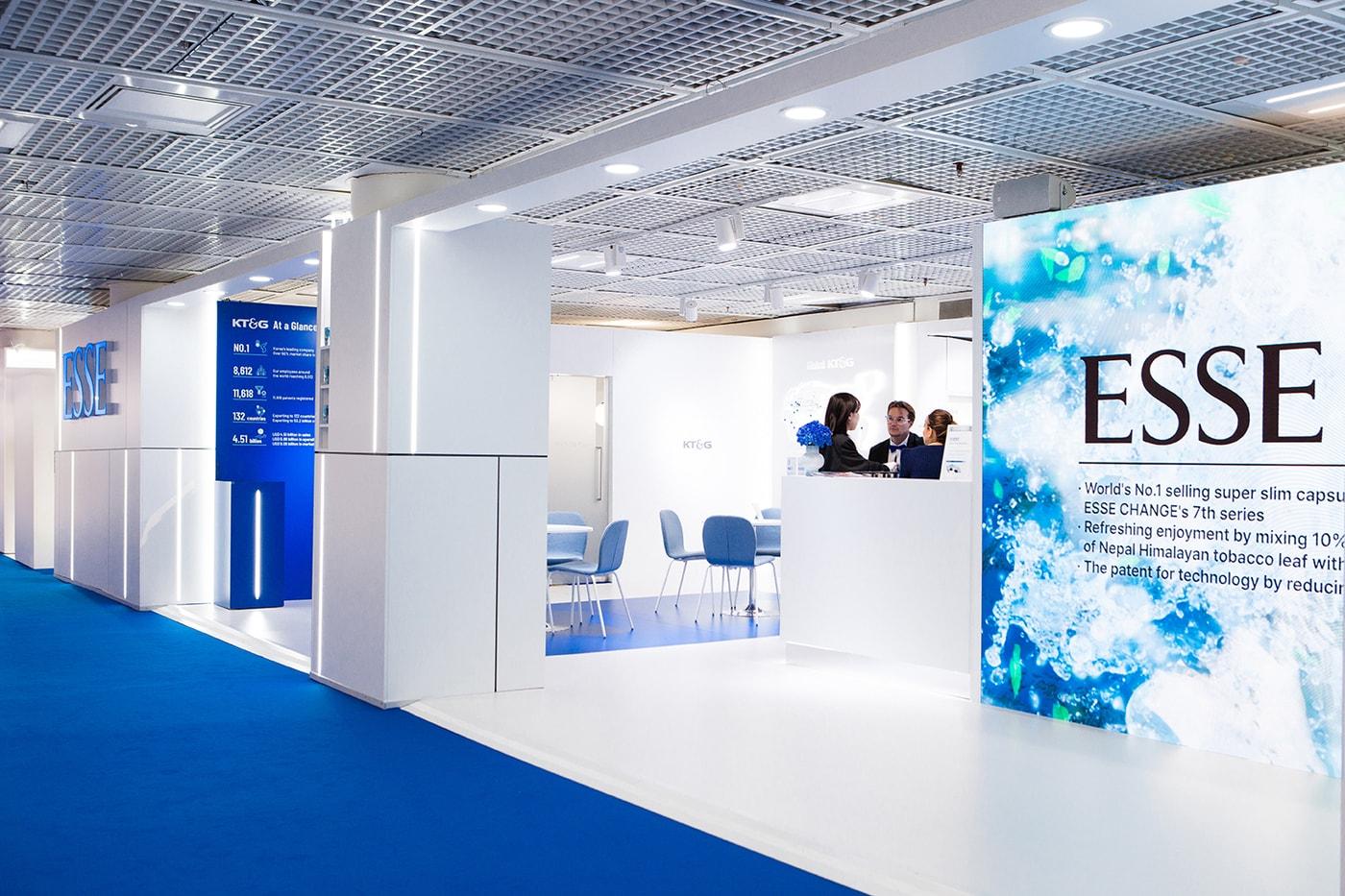 박람회장에 설치된 KT&G 부스 사진.(KT&G 제공)