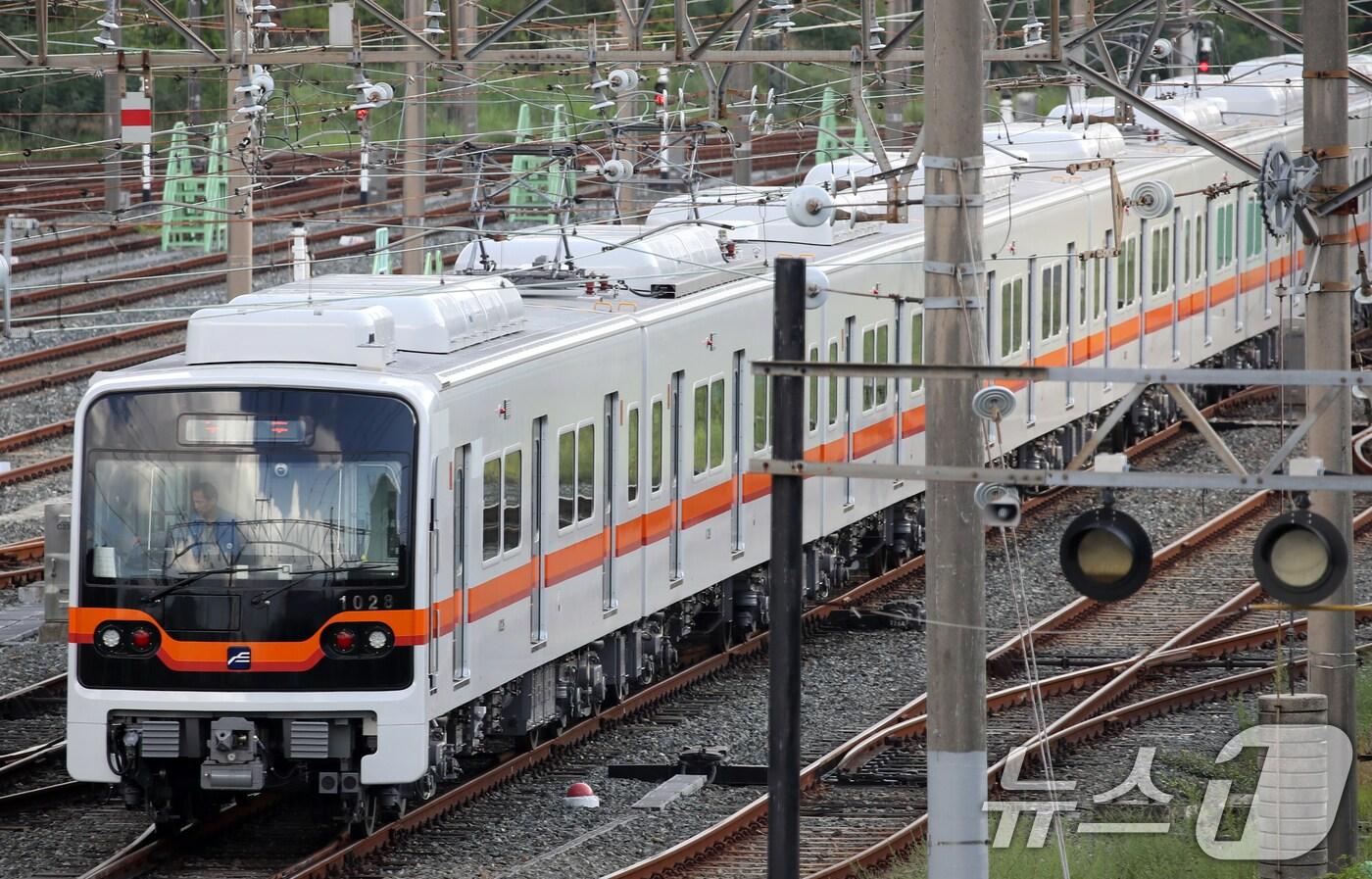 부산 금정구 부산교통공사 노포차량기지에 열차가 오가고 있다.2024.10.10/뉴스1 ⓒ News1 윤일지 기자