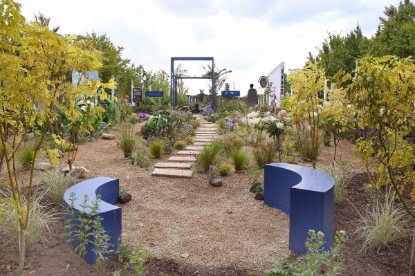 본문 이미지 - 지구의 과거부터 미래를 표현한 테트라팩 코리아 난빛정원 조경 / 사진=테트라팩 코리아 제공