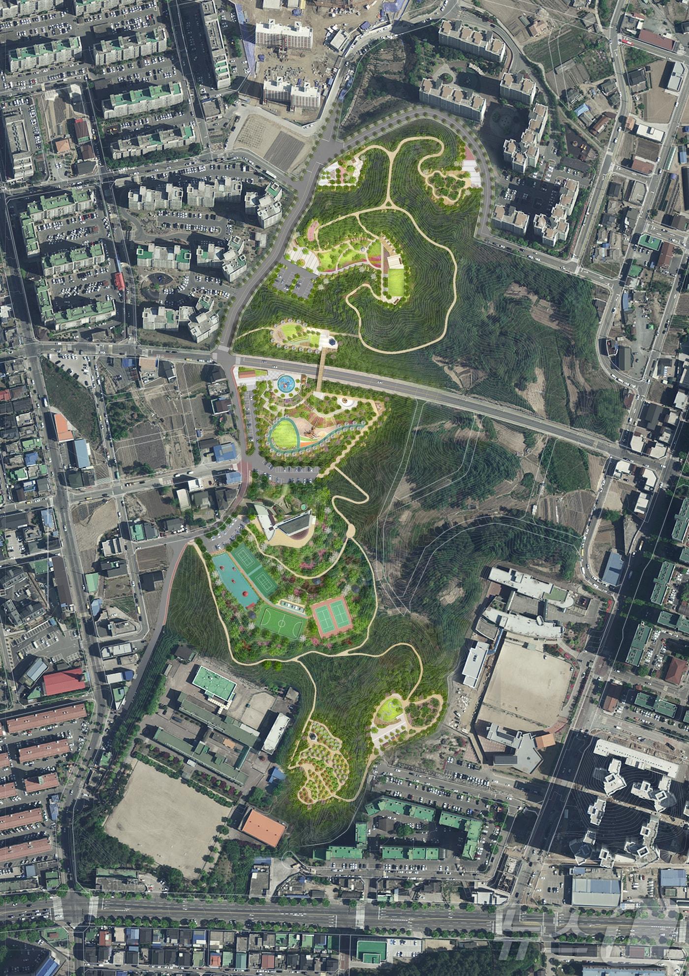 본문 이미지 - 장락 2근린공원 평면도.2024.10.13/뉴스1