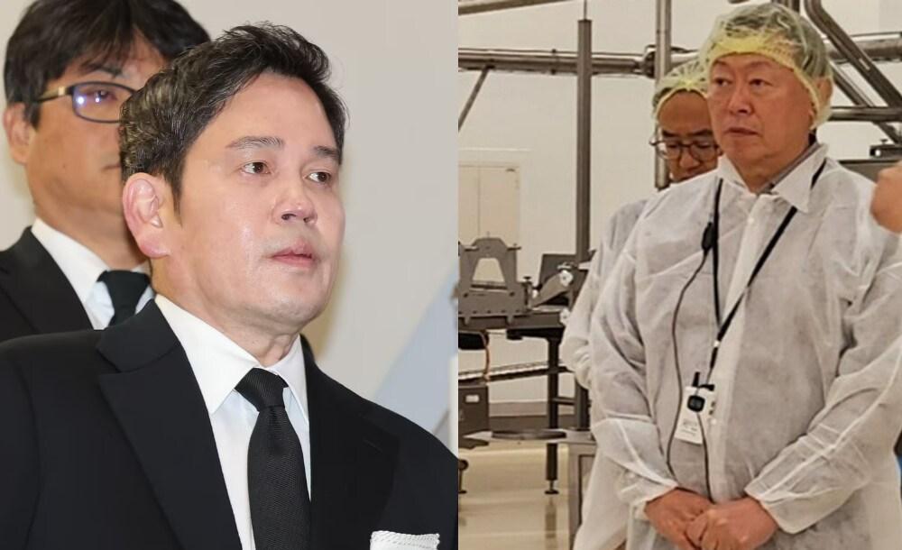 본문 이미지 - 정용진 신세계그룹 회장(왼쪽), 신동빈 롯데그룹 회장(2024.4.1/뉴스1 ⓒ News1 박지혜 기자, 롯데지주 제공)