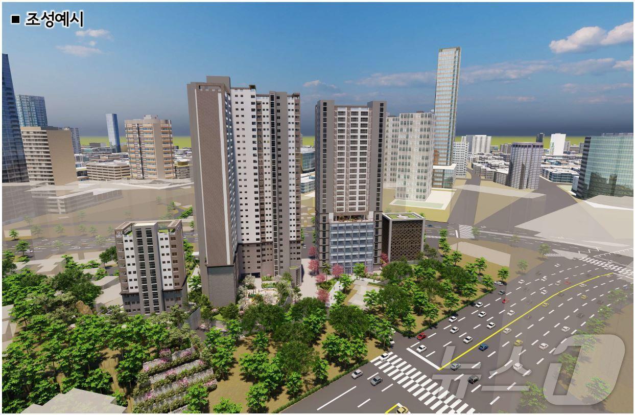 본문 이미지 - 서울 서대문구 충정로1 구역 조감도.(서울시 제공)