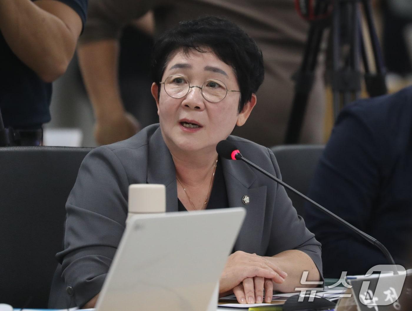 본문 이미지 - 박정현 더불어민주당 의원. 2024.10.14/뉴스1 ⓒ News1 김영운 기자