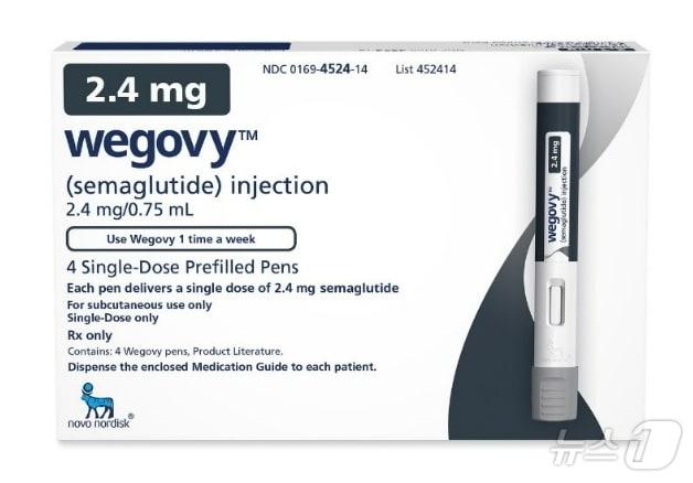 본문 이미지 - 한국노보노디스크 제약이 15일 출시한 비만 치료제 위고비.(성분명 '세마글루아티드' 노보 노디스크 제공)