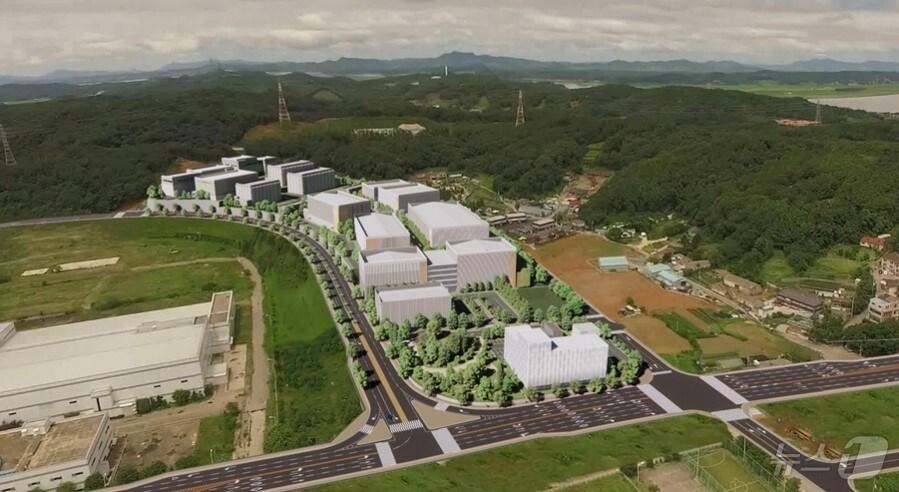 본문 이미지 - 파주 스튜디오시티 일반산단 조감도. &#40;파주시 제공&#41;