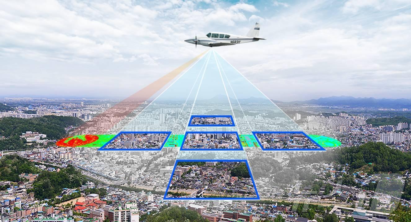 본문 이미지 - 정읍시가 국토교통부 국토지리정보원이 주관하는 디지털트윈(가상모형) 조기 완성을 위한 ‘고정밀 전자지도 구축 사업’ 공모에 최종 선정됐다. 항공촬영 가상모형 실현. (정읍시 제공)2024.10.15/뉴스1 