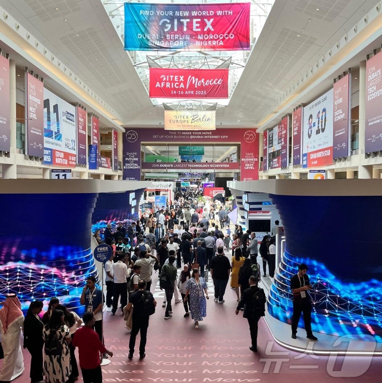 본문 이미지 - 한국앤컴퍼니그룹 계열사 모델솔루션은 18일까지 아랍에미리트 두바이에서 열리는 정보기술(IT) 박람회 '자이텍스 글로벌 2024'에 참가했다.(한국앤컴퍼니그룹 제공) 