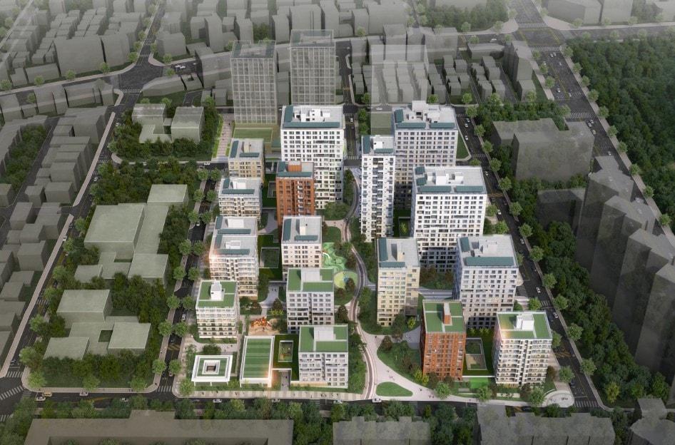 본문 이미지 - 옛 성동구치소 부지 공공주택 조감도(서울시 제공).