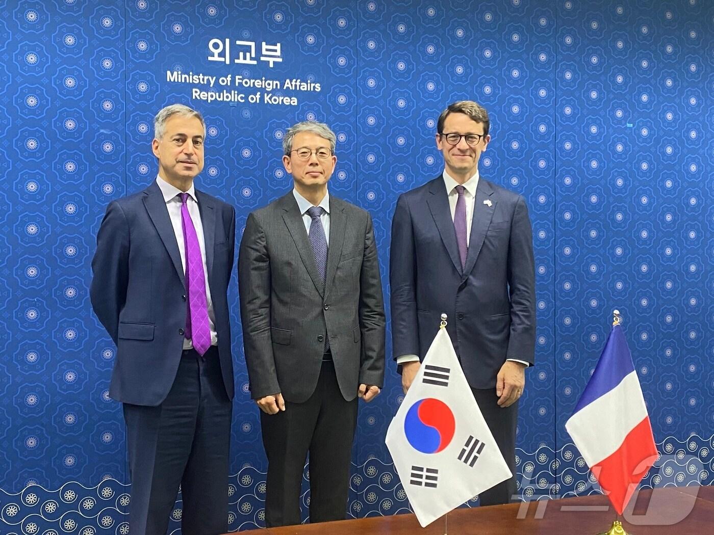 본문 이미지 - 한국-프랑스 인도·태평양 대화가 15일 발족했다.(외교부 제공)