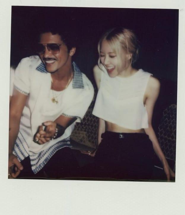 본문 이미지 - 브루노마스,로제/인스타그램 캡처