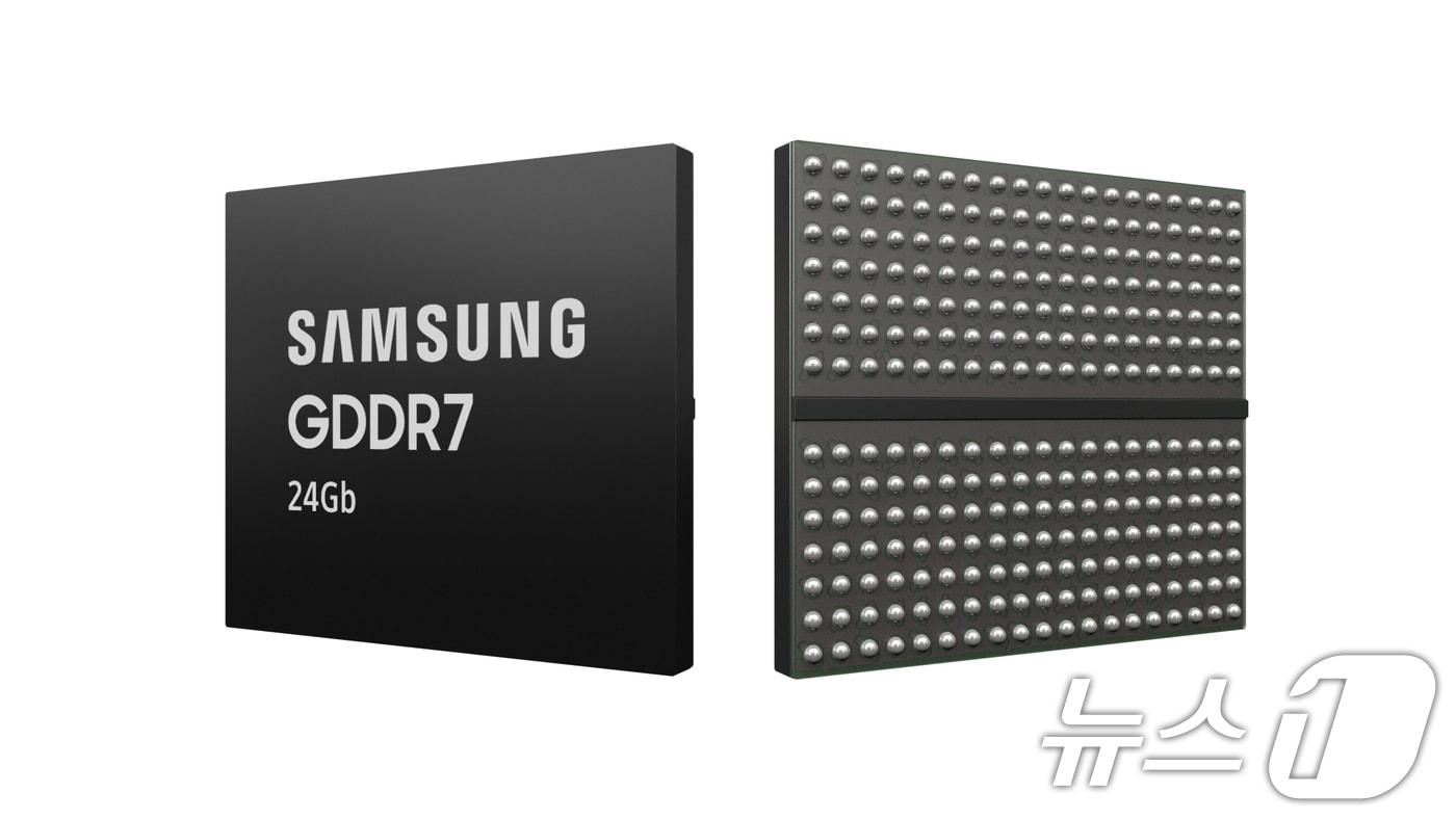 삼성전자는 업계 최초로 12나노급 그래픽용 D램인 24기가비트&#40;Gb&#41; GDDR7 개발을 완료했다고 17일 밝혔다.  &#40;삼성전자 제공&#41; 2024.10.17/뉴스1