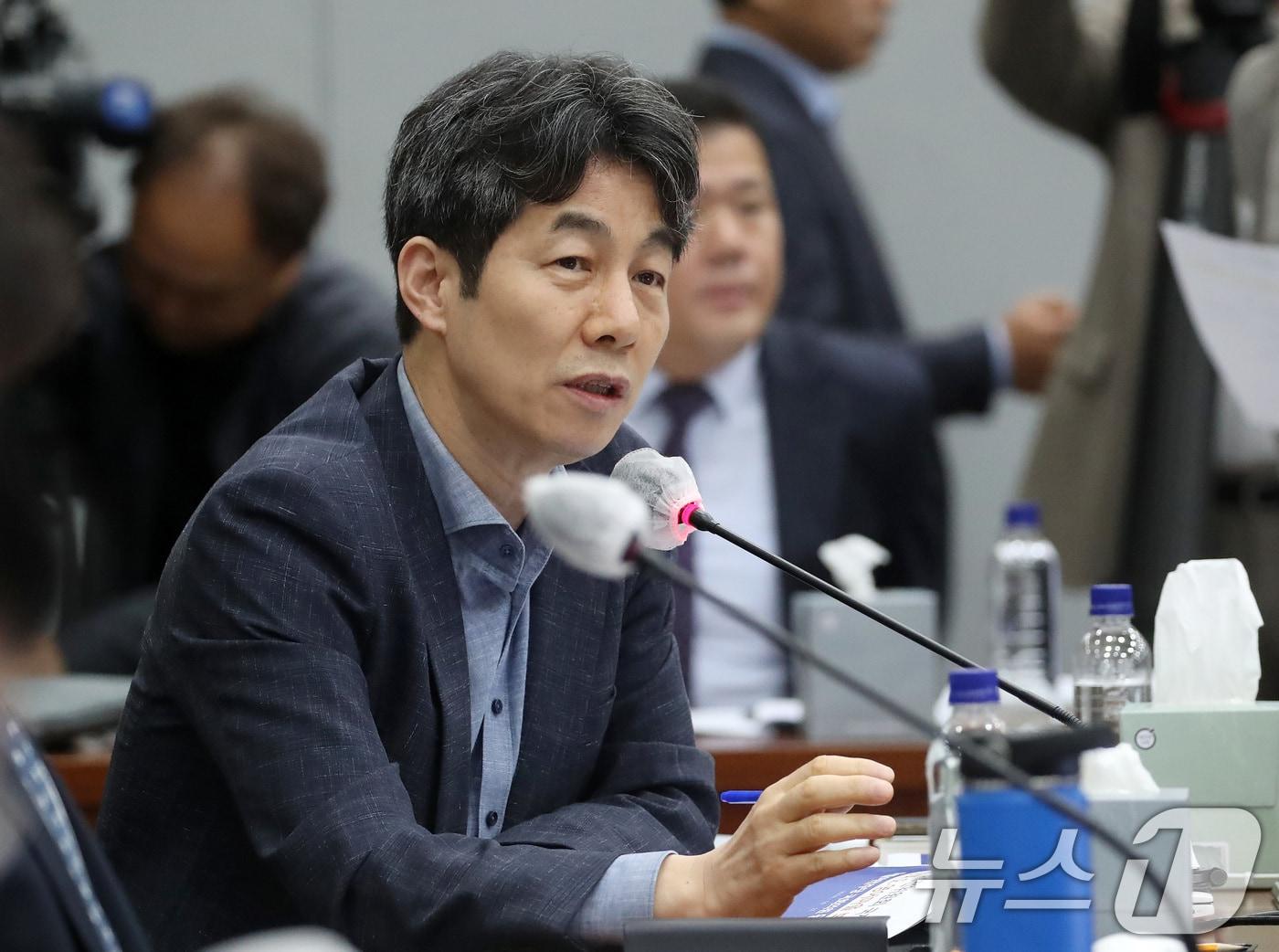 본문 이미지 - 윤건영 더불어민주당 의원. 2024.10.17/뉴스1 ⓒ News1 공정식 기자