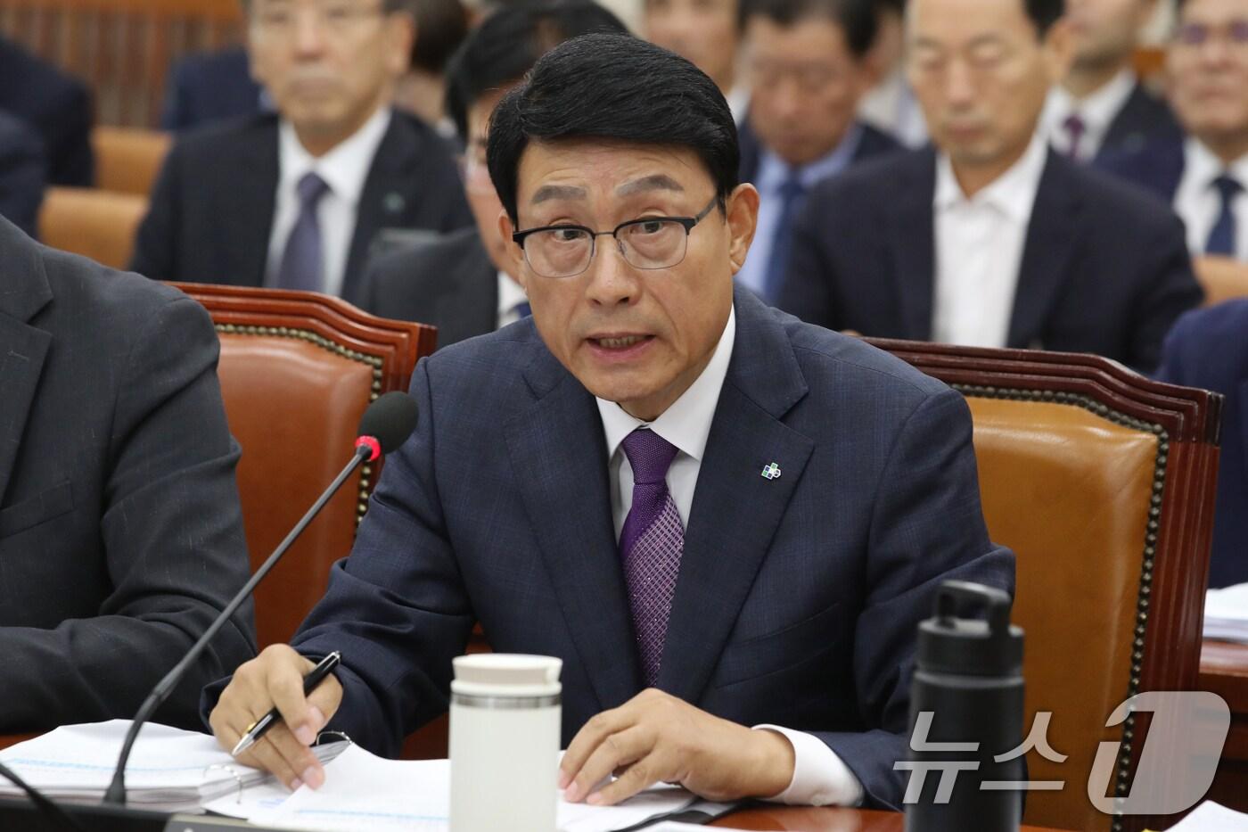 본문 이미지 - 송병억 수도권매립지관리공사 사장. 2024.10.17/뉴스1 ⓒ News1 이광호 기자