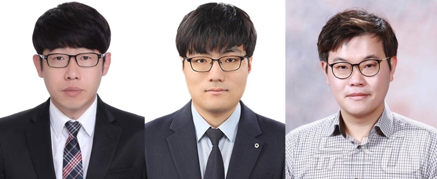(왼쪽부터)인하대 백재용 전기컴퓨터공학과 박사과정 학생, 유용상 전기컴퓨터공학과 박사과정 학생, 배승환 컴퓨터공학과 교수(인하대 제공)2024.10.17/뉴스1