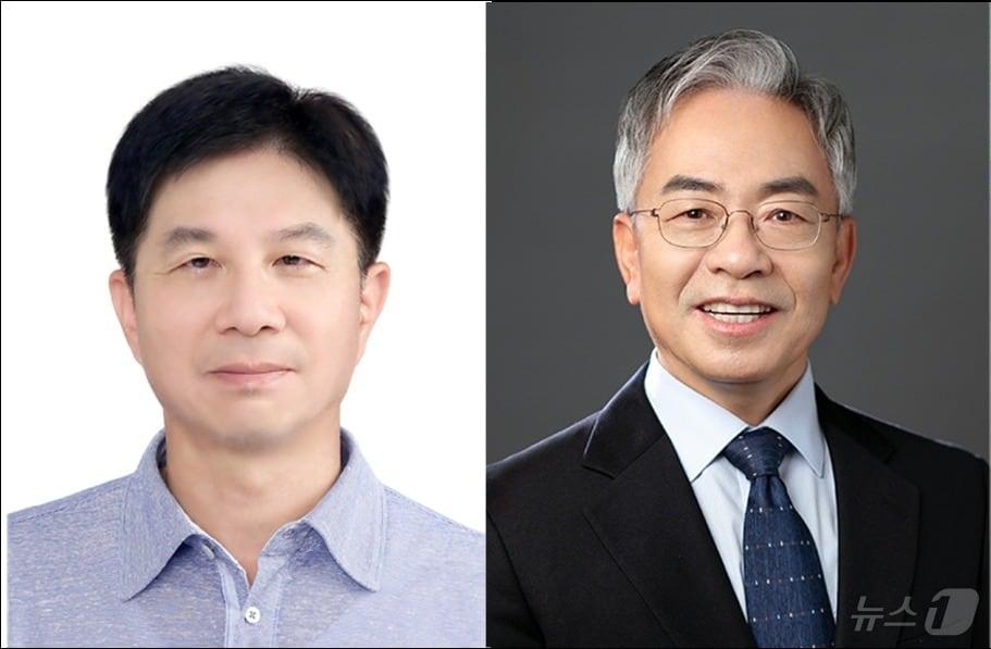 본문 이미지 - 정세영 경희대 약학대학 명예교수 겸 단국대 약학대학 석좌교수(왼쪽)와 이상국 서울대 약학대학 교수.(가송재단 제공)/뉴스1 ⓒ News1