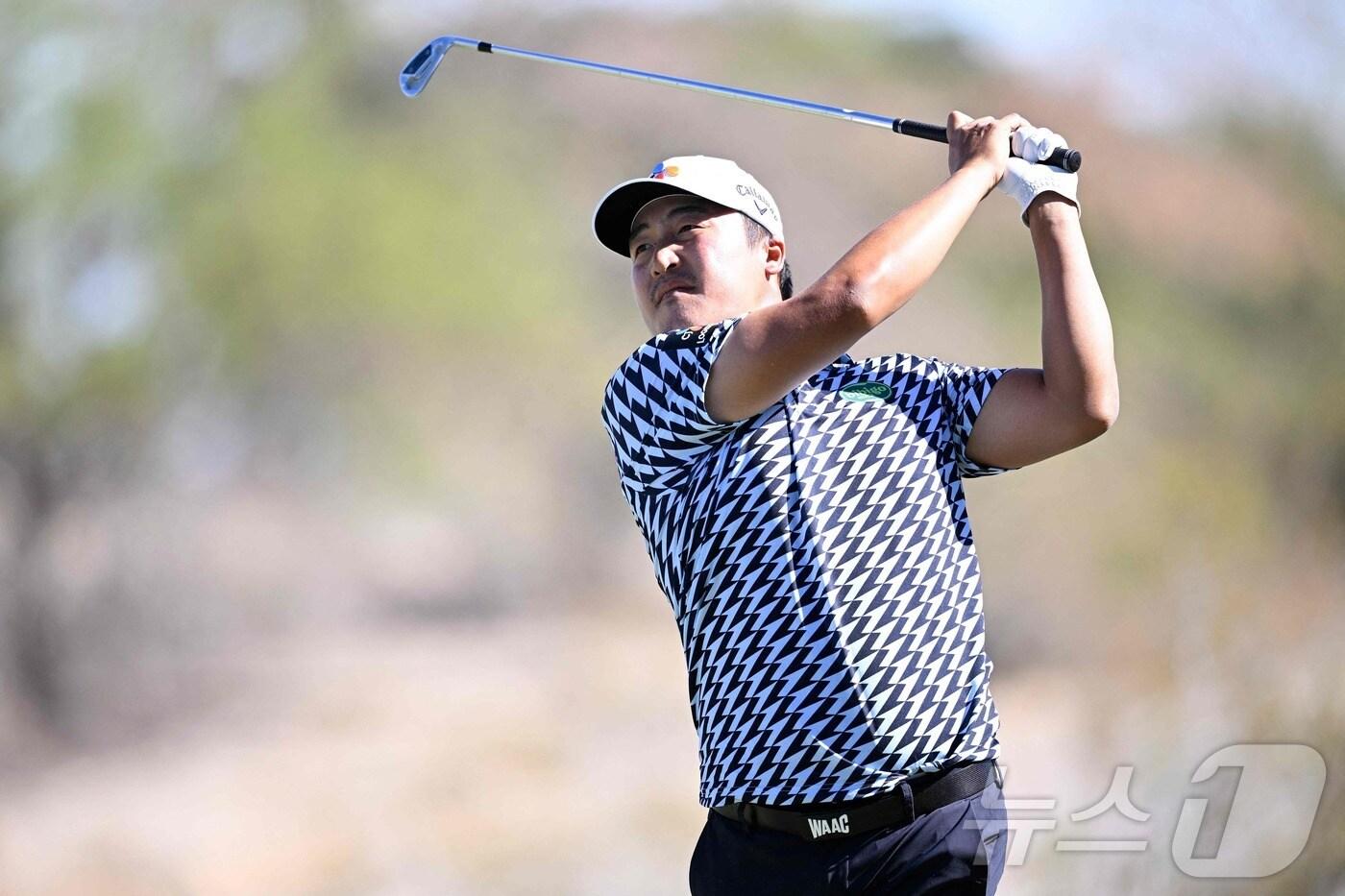 본문 이미지 - 이경훈(33)이 PGA투어 슈라이너스 칠드런스 오픈에서 공동 5위를 기록했다. ⓒ AFP=뉴스1