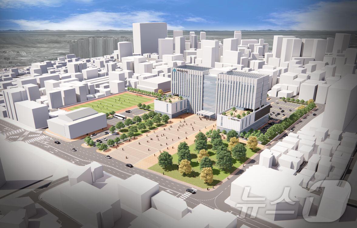 본문 이미지 - 인천 미추홀구 신청사 조감도.2024.10.21/뉴스1