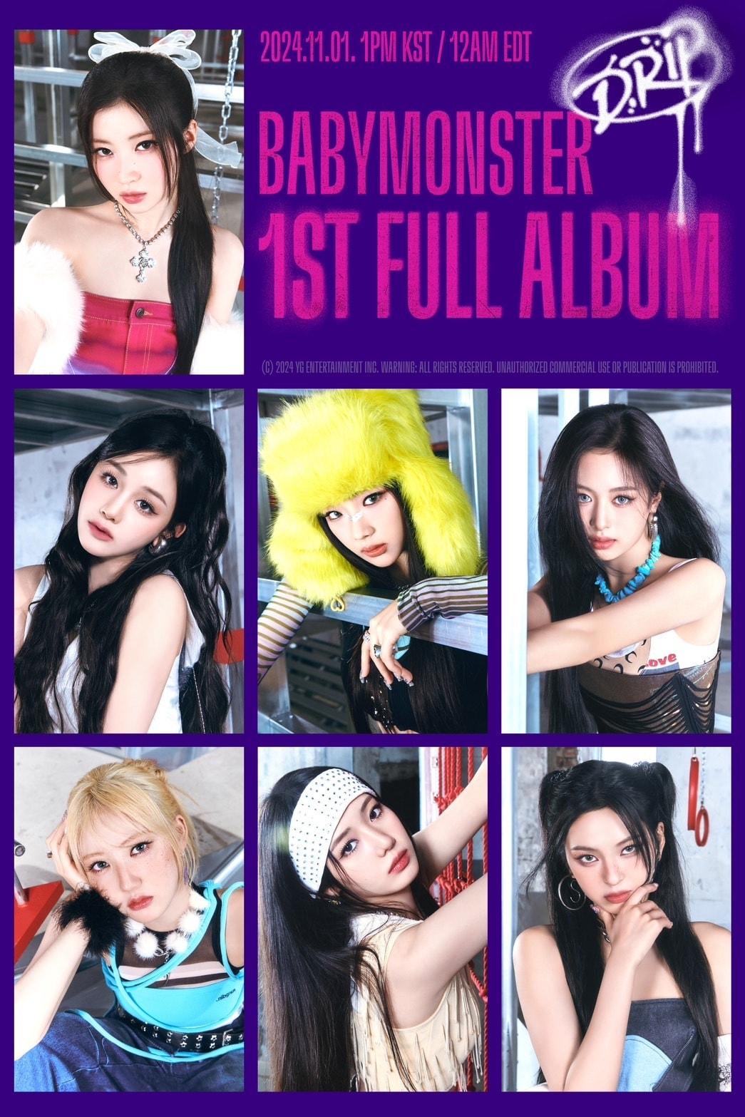 본문 이미지 - 베이비몬스터(YG엔터테인먼트 제공)