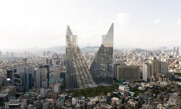 본문 이미지 - 강남구 역삼동 대지 602일워 복합개발사업 조감도(서울시 제공)