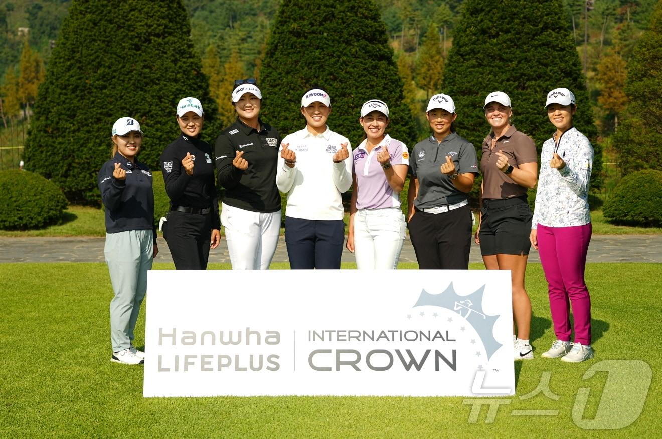 본문 이미지 - 여자 골프 국가대항전 한화 라이프플러스 인터내셔널 크라운이 내년 고양시에서 개최된다. (인터내셔널 크라운 조직위원회 제공)