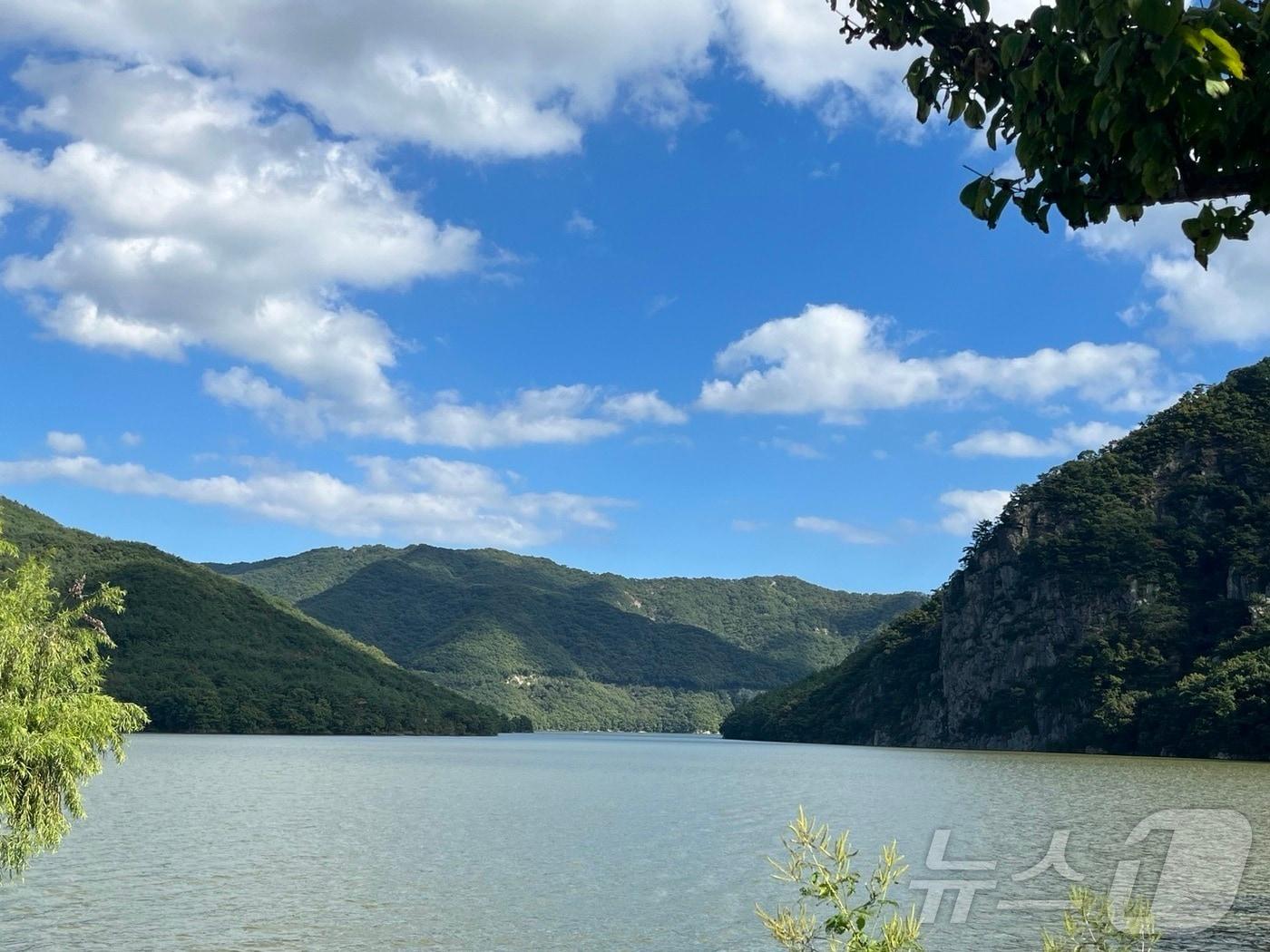 본문 이미지 - 회동수원지 전경.2024.10.23/ⓒ News1 장광일 기자