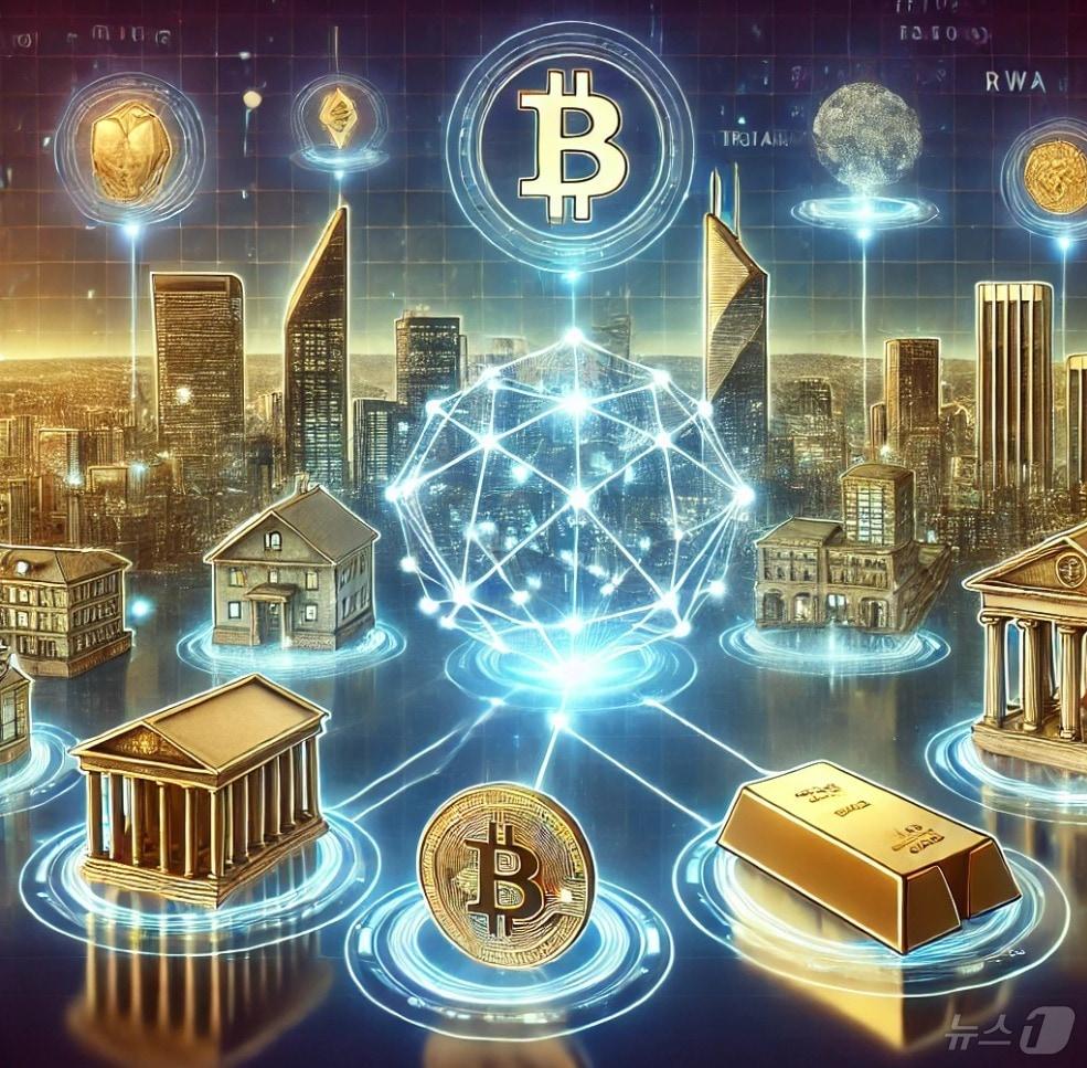 본문 이미지 - 챗GPT로 생성한 실물연계자산&#40;RWA&#41; 이미지.