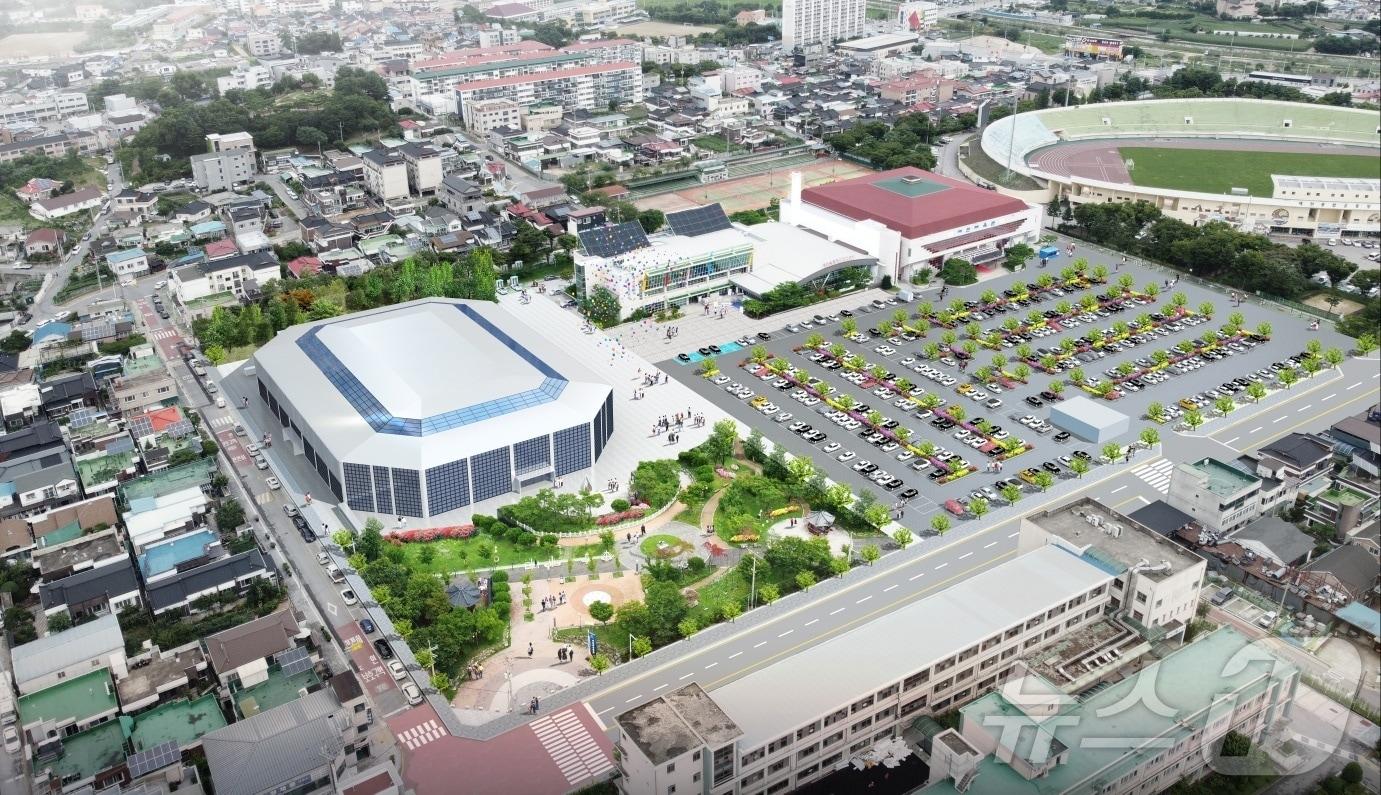 본문 이미지 - 종합실내체육관 조감도.2024.10.24/뉴스1