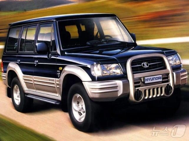 본문 이미지 - 현대자동차가 생산한 갤로퍼&#40;현대차 갈무리&#41;. 2024.10.24.