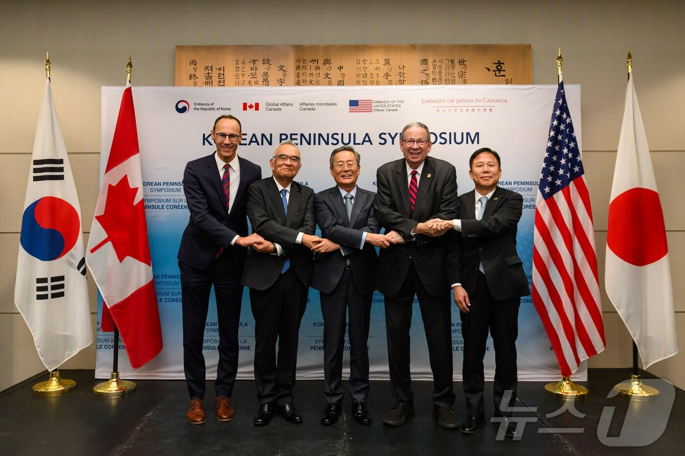 본문 이미지 - 조구래 외교전략정보본부장은 23일(현지시간) 캐나다 주재 한국 대사관에서 개최된 '2024년 한반도 심포지엄'에 참석했다. 