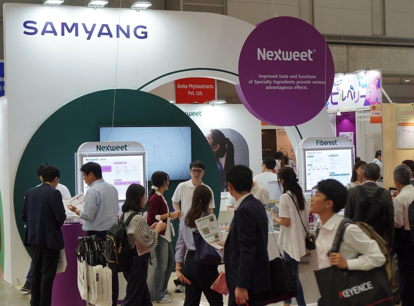 본문 이미지 - HI-Japan 2024 삼양사 홍보 부스 전경(삼양사 제공) 