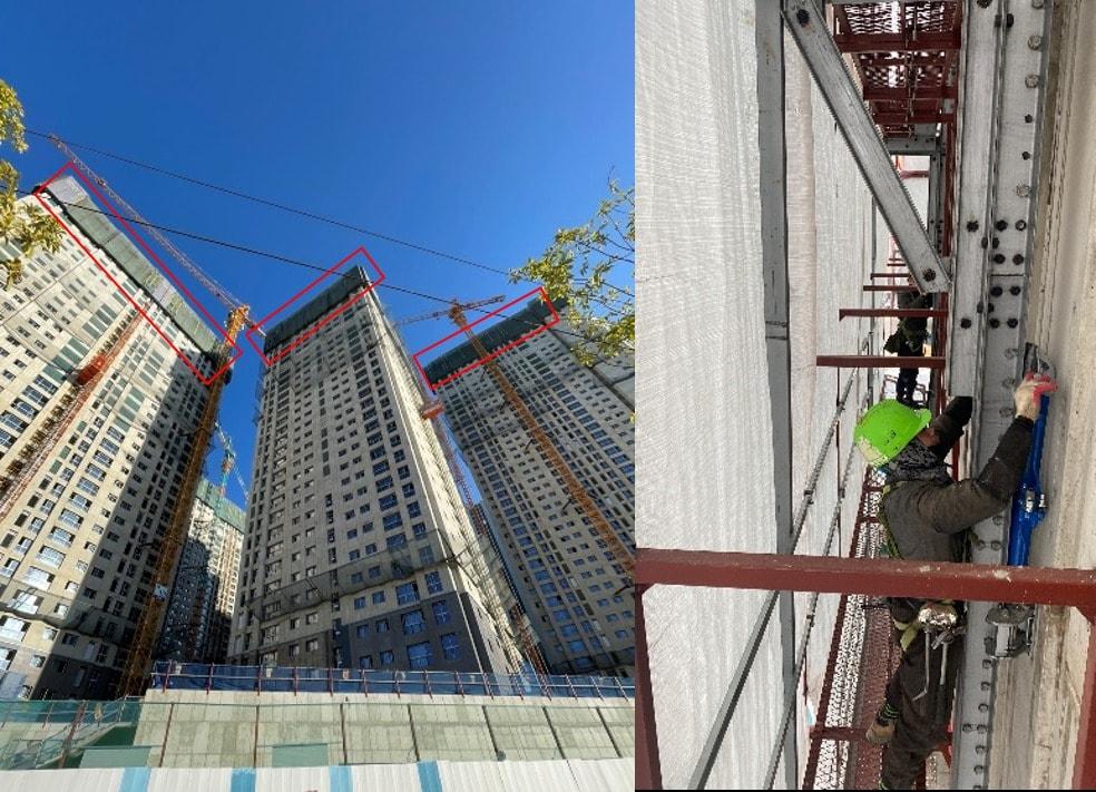 본문 이미지 - 대우건설 스마트갱폼 적용 현장 모습.(대우건설 제공)