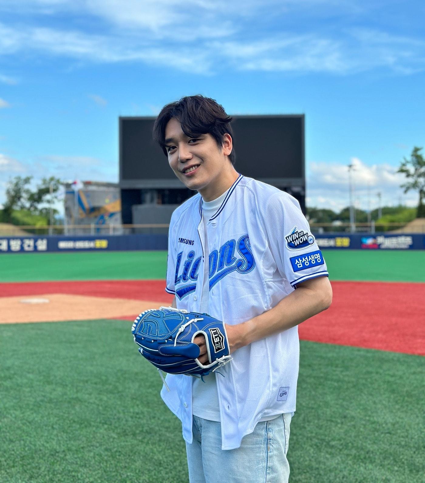 본문 이미지 - 배우 허형규는 '삼성 찐팬'으로 잘 알려져 있다.(허형규 제공)