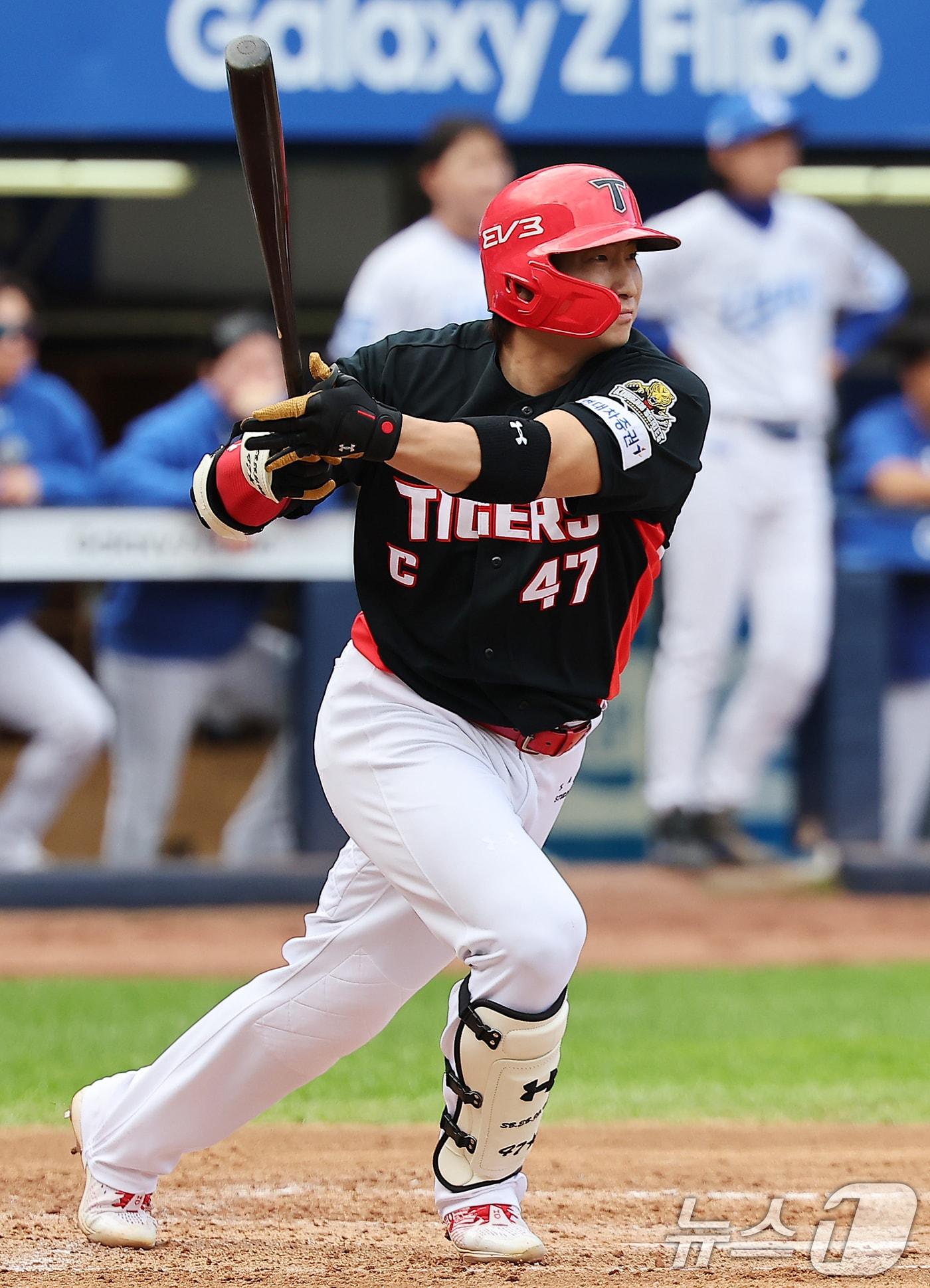 본문 이미지 - KIA 타이거즈 나성범. ⓒ 뉴스1 김진환 기자