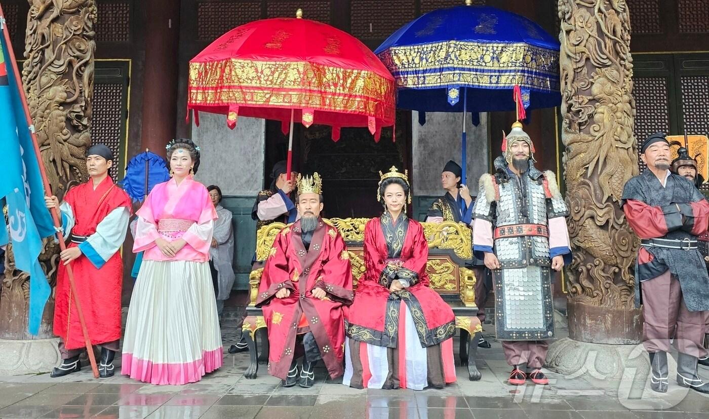 26회 단양온달문화축제 황궁 행사.(단양군 제공)2024.10.3/뉴스1