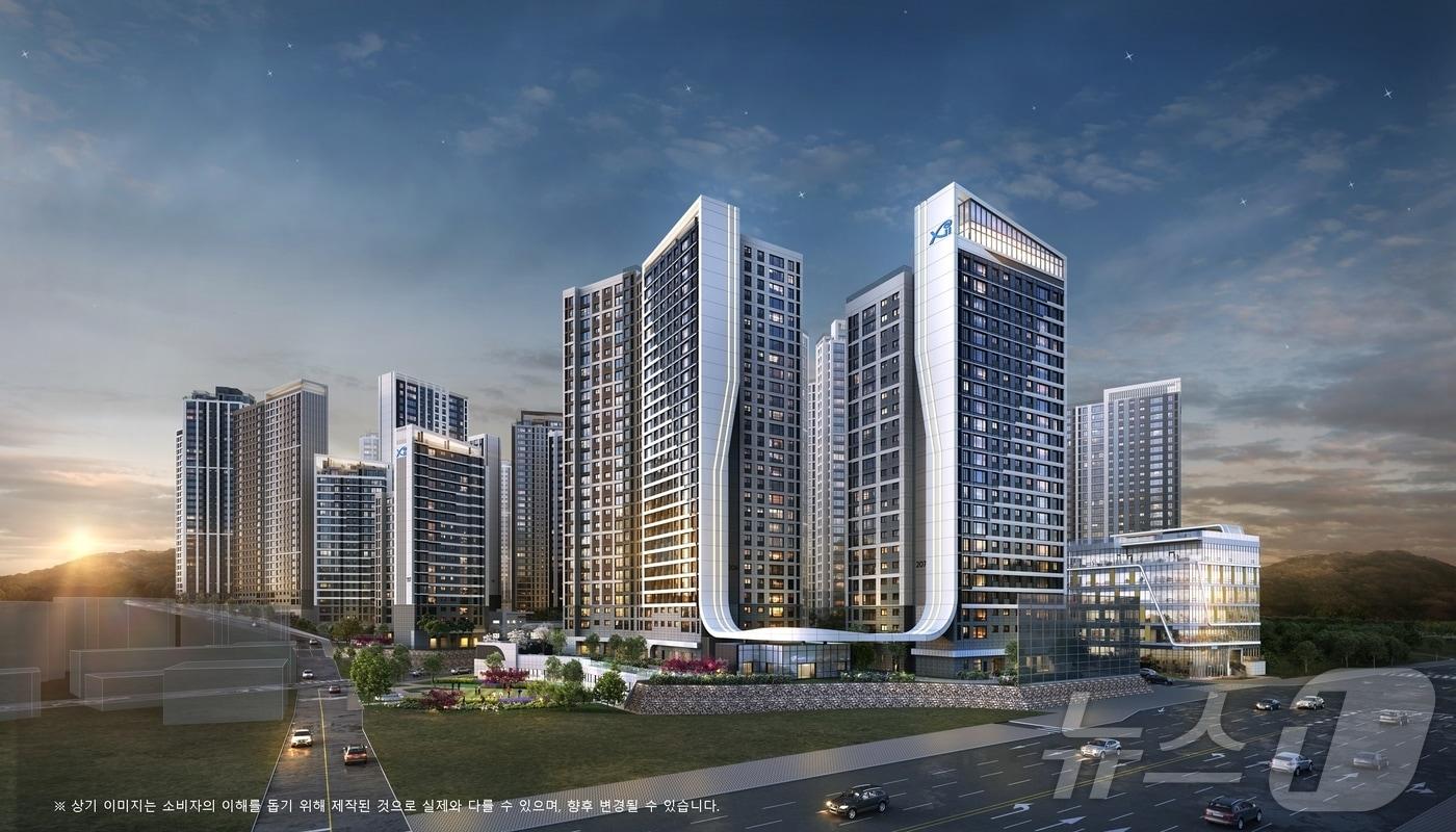 평촌자이 퍼스니티 투시도(GS건설 제공)