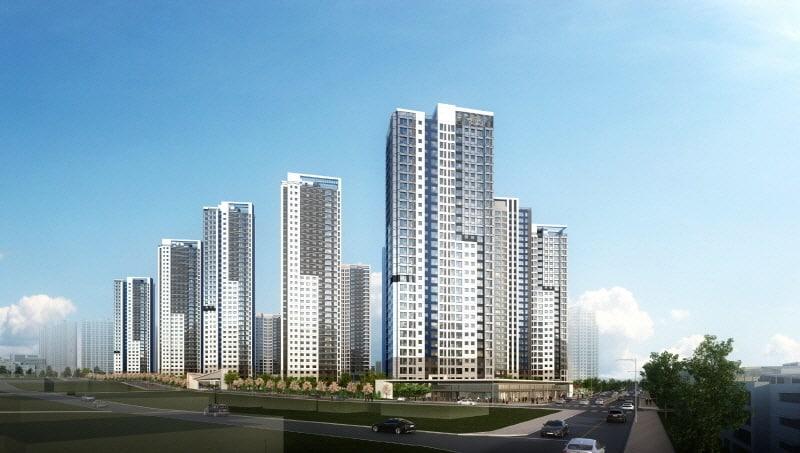 본문 이미지 - '성남 우미린 뉴시티' 투시도