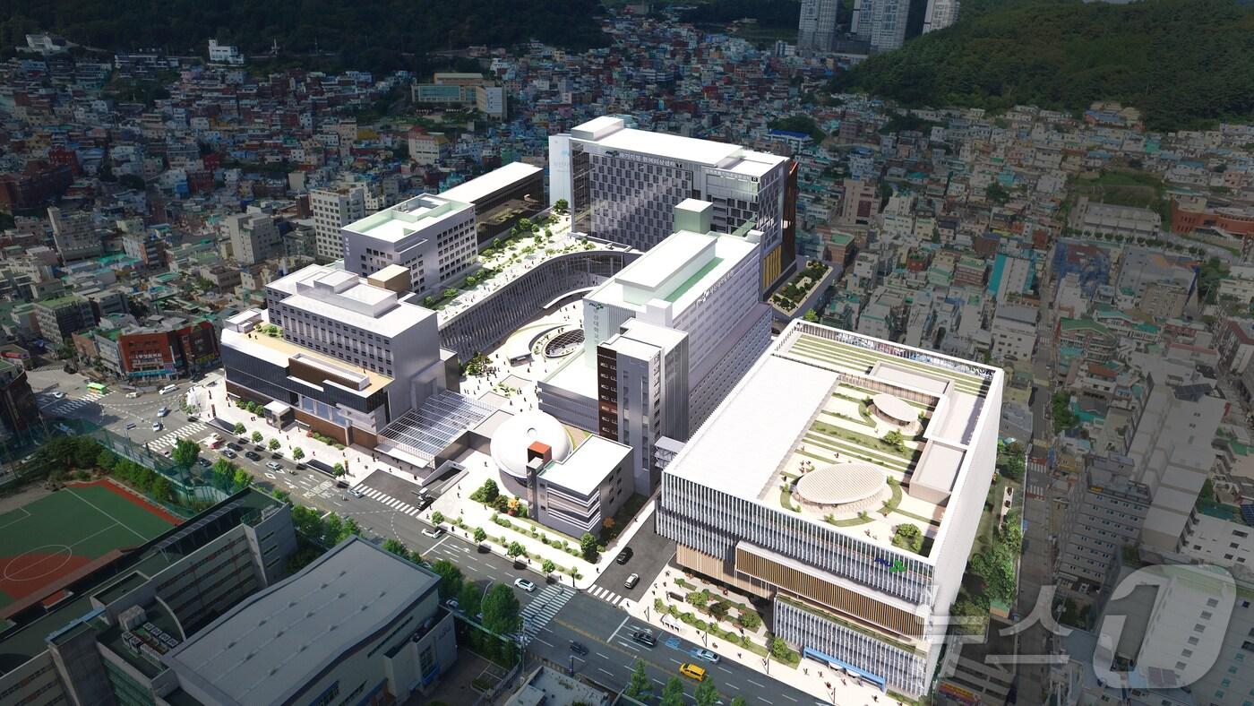 부산대병원 지역완결형 글로벌 허브 메디컬센터 조감도.(부산대병원 제공)