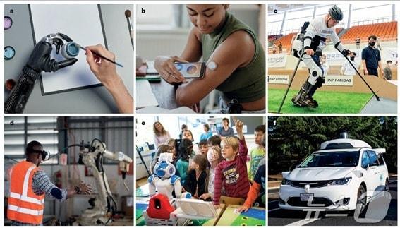 본문 이미지 - HILO가 적용되는 로봇 시스템들 예시(출처, 네이처)./뉴스1