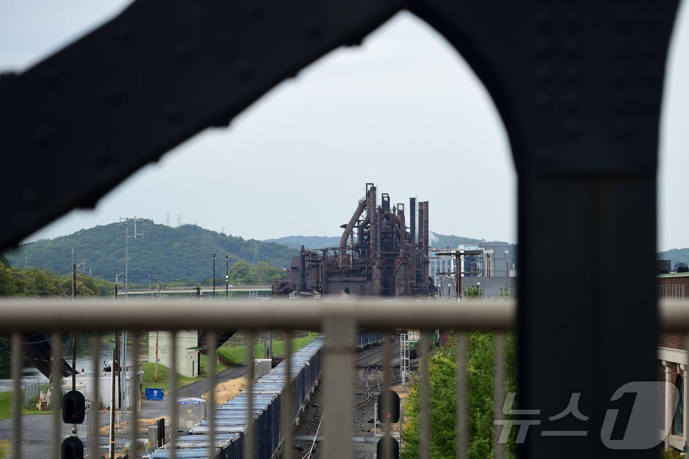 한때 세계 최대 철강회사였던 '베들레햄 스틸'의 가동이 중단된 철강공장. ⓒ AFP=뉴스1 ⓒ News1 류정민 특파원