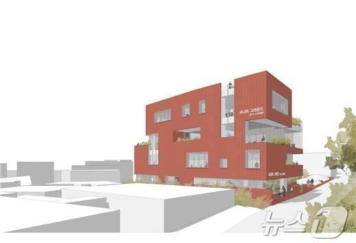 본문 이미지 - 중구 노인회관 조감도(부산시청 제공)