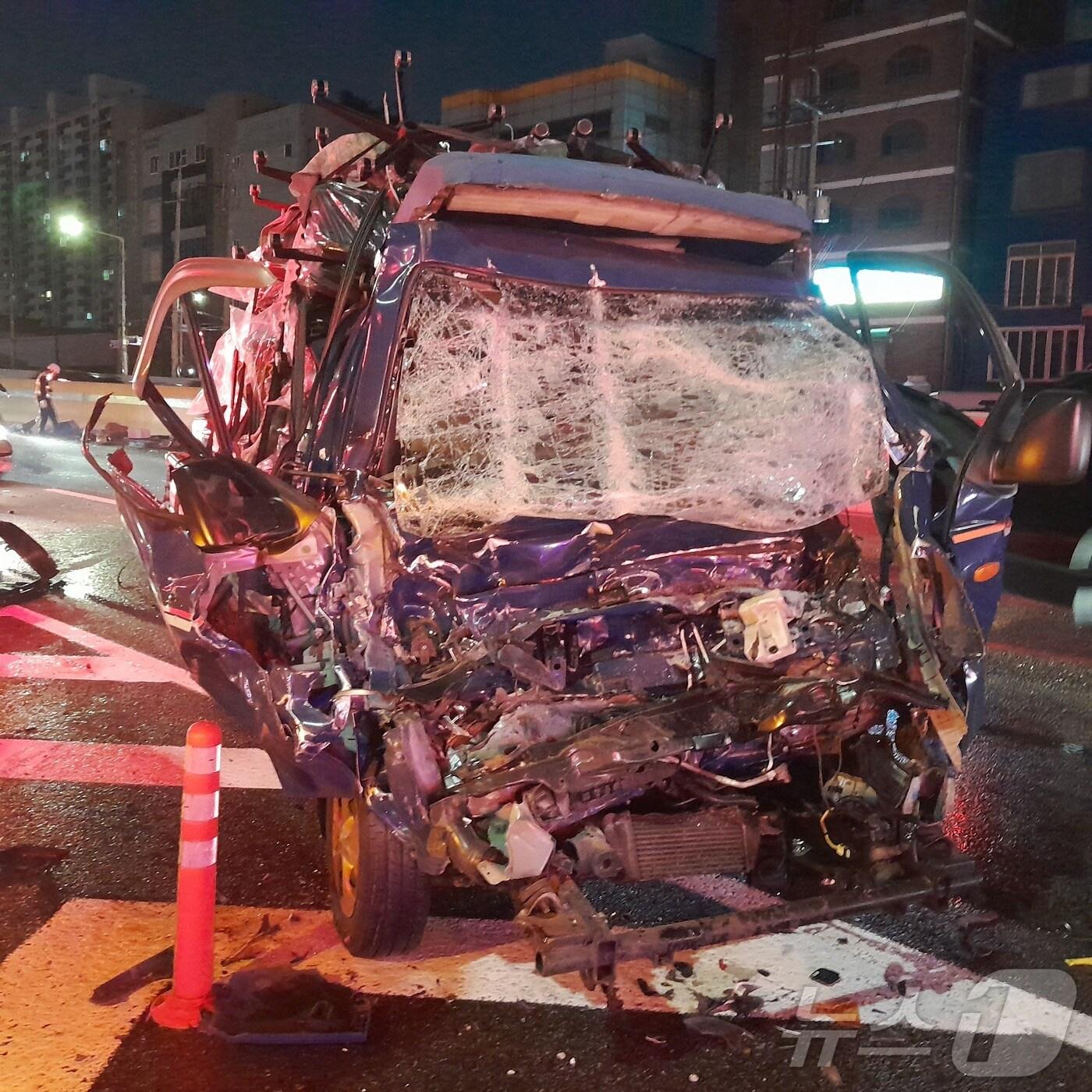 본문 이미지 - 사고포터차량(인천소방본부 제공)/뉴스1