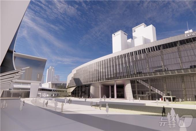 본문 이미지 - 벡스코 제3전시장 조감도(부산시청 제공)