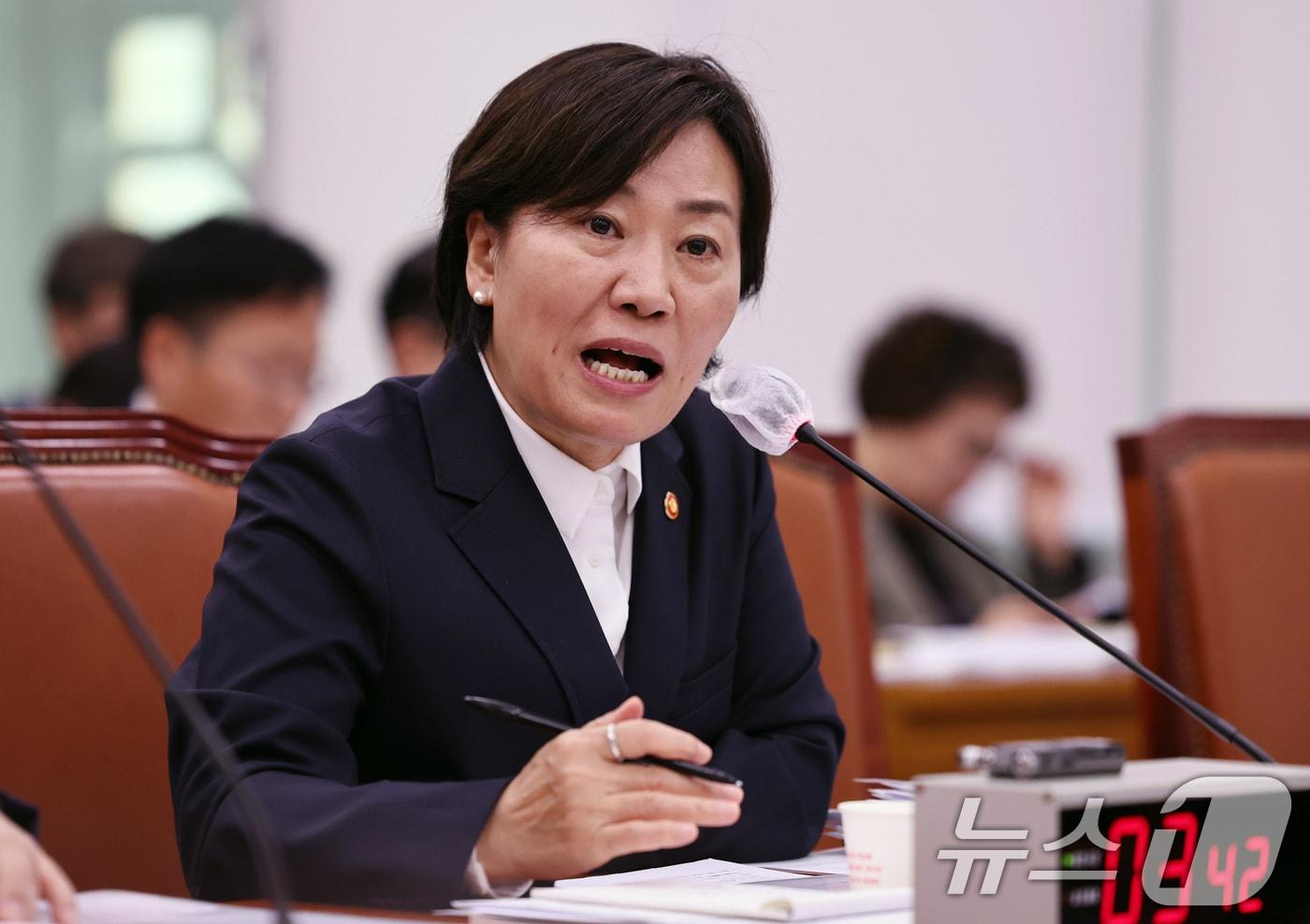 본문 이미지 - 송미령 농림축산식품부 장관. 2024.10.7/뉴스1 ⓒ News1 구윤성 기자