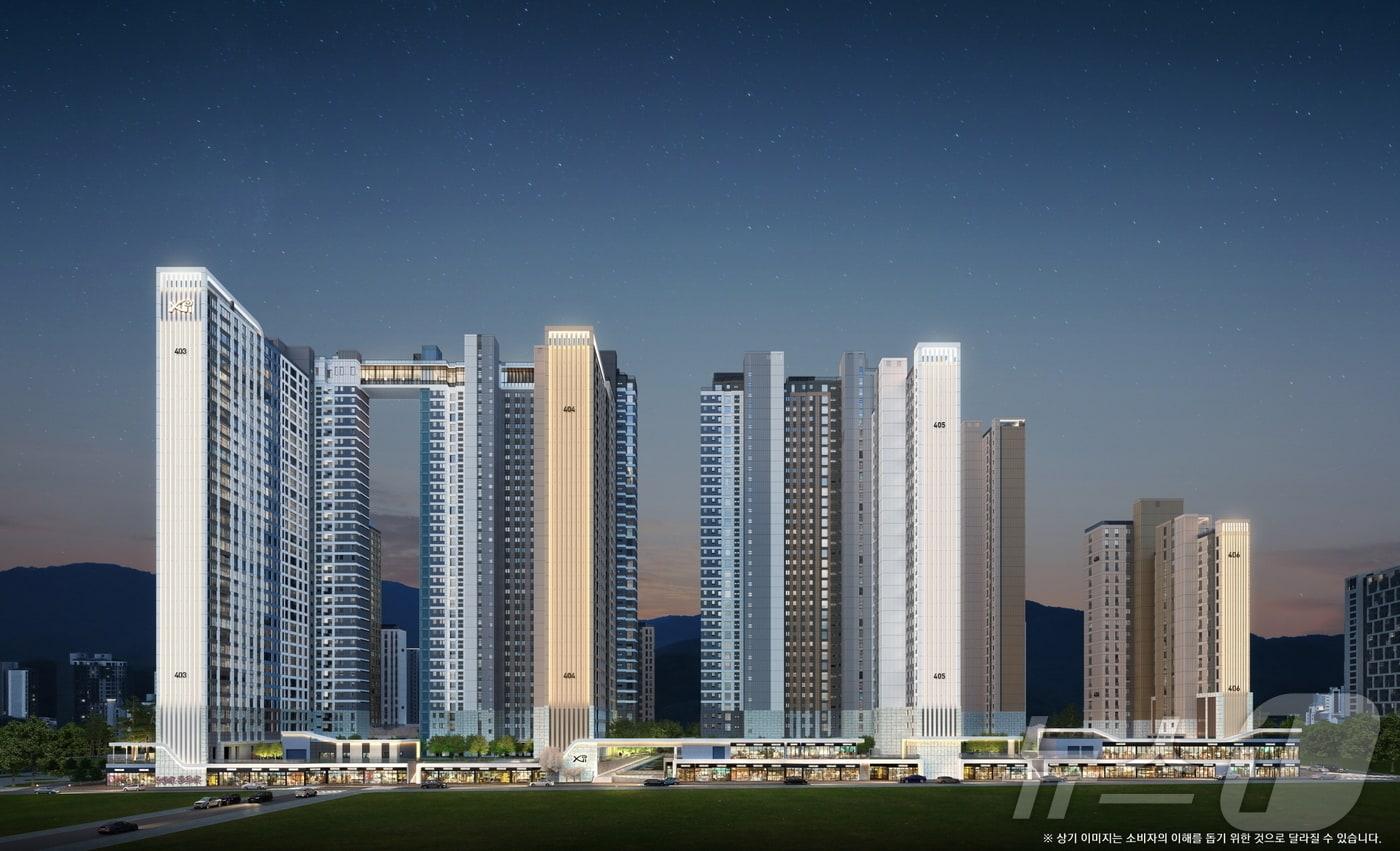 '과천 프레스티어 자이' 투시도(GS건설 제공)