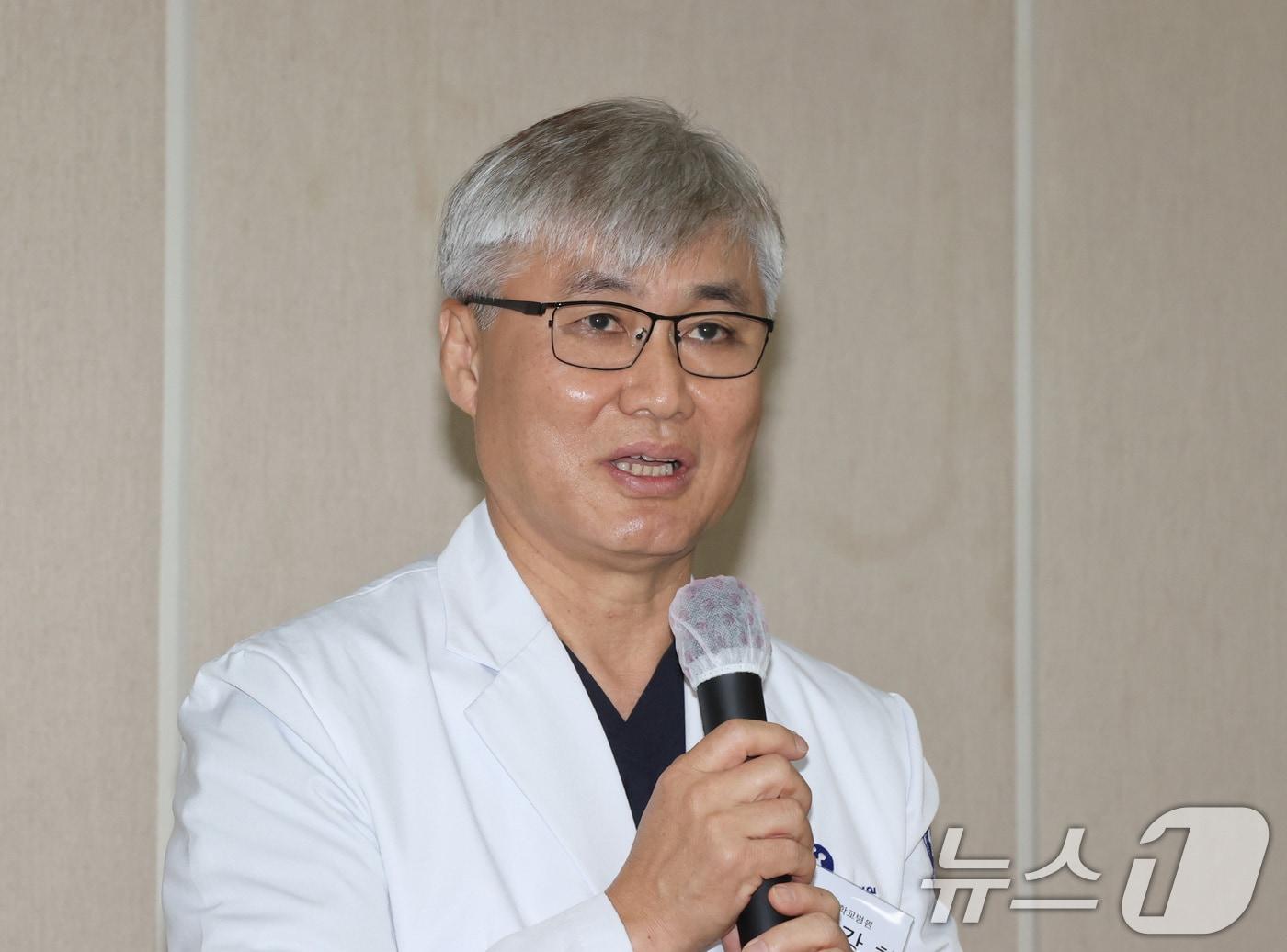 본문 이미지 - 사진은 국립대학병원협회 산하 지역필수의료강화 태스크포스 위원인 조강희 충남대병원장. 2024.10.8/뉴스1 ⓒ News1 김기태 기자
