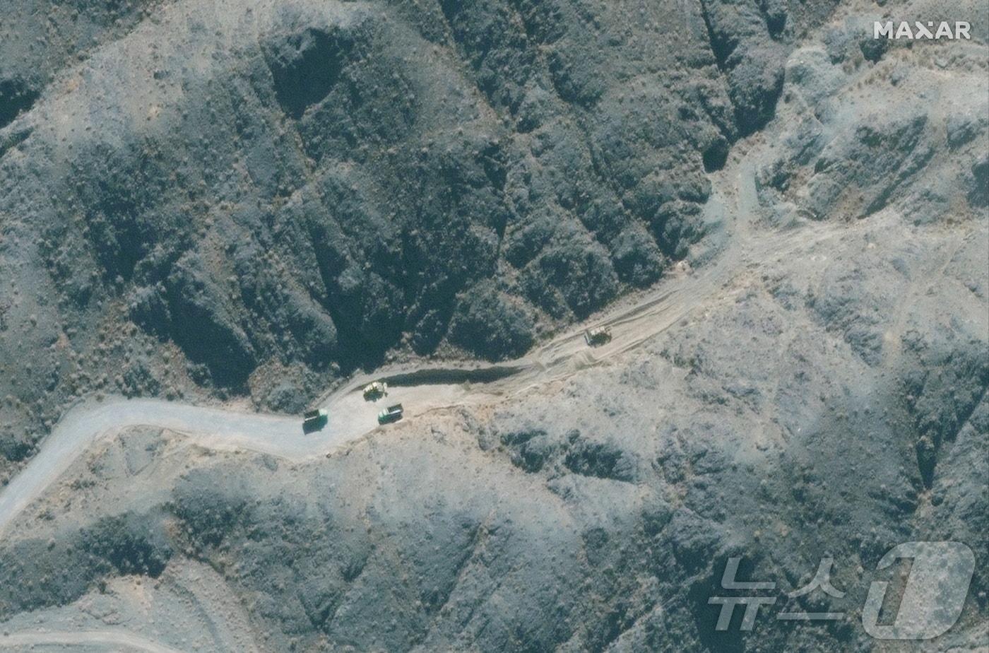 이란 중부 나탄즈의 핵 시설 위성사진. ⓒ 로이터=뉴스1 ⓒ News1 구경진 기자