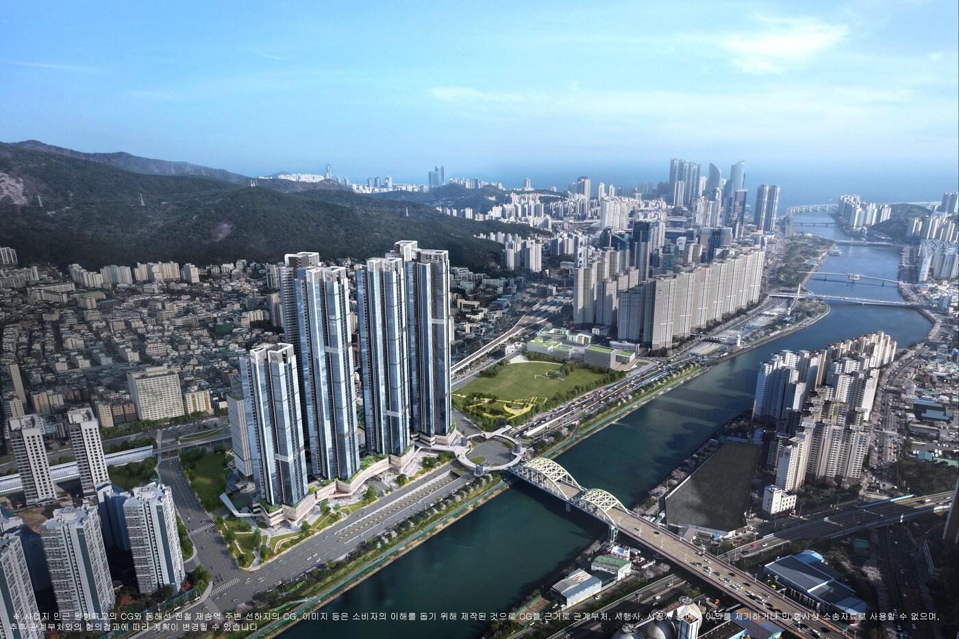 르엘 리버파크 센텀 조감도. /롯데건설 제공