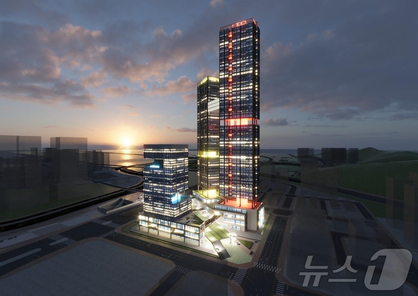 고밀·복합개발 조감도.(시흥시 제공)