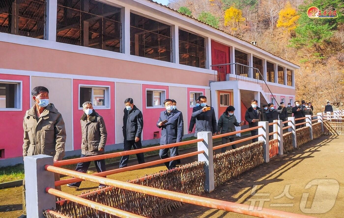 본문 이미지 - (평양 노동신문=뉴스1) = 북한 노동당 기관지 노동신문은 11일 "창성 양사육장에서 전국적인 보여주기가 진행됐다"라면서 우량 품종의 양들에 대한 사양관리, 수의방역 대책 등을 강조했다. [국내에서만 사용가능. 재배포 금지. DB 금지. For Use Only in the Republic of Korea. Redistribution Prohibited] rodongphoto@news1.kr